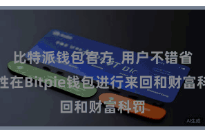 比特派钱包官方 用户不错省心性在Bitpie钱包进行来回和财富科罚