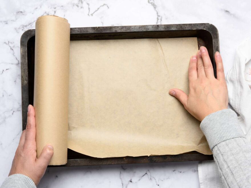 Which Side of Parchment Paper Goes Up