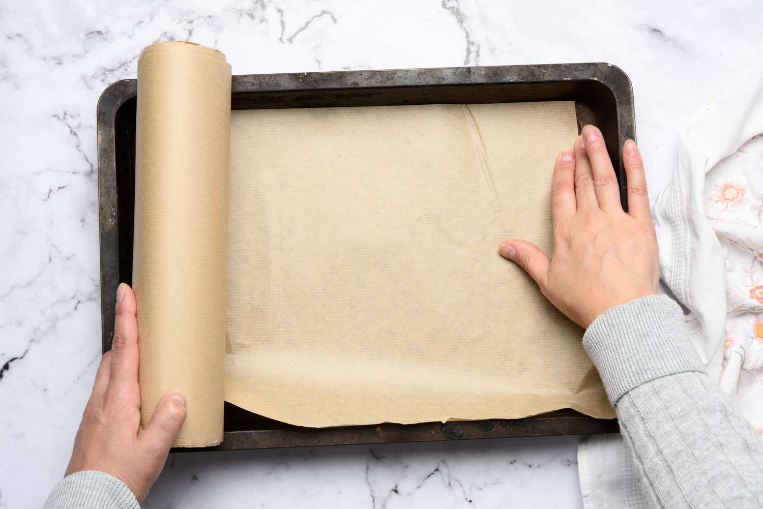 Which Side of Parchment Paper Goes Up