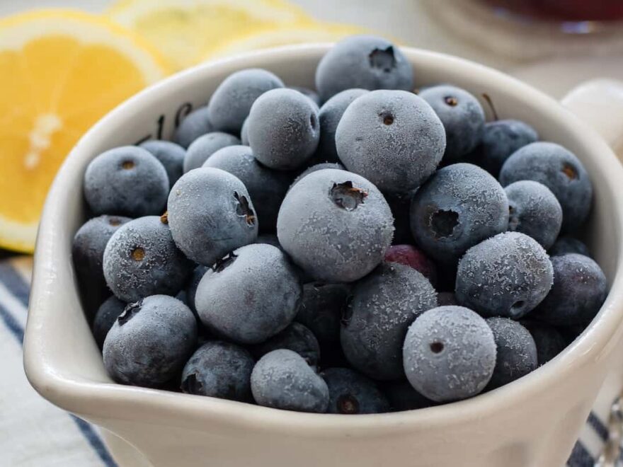 Dehydrating Frozen Blueberries