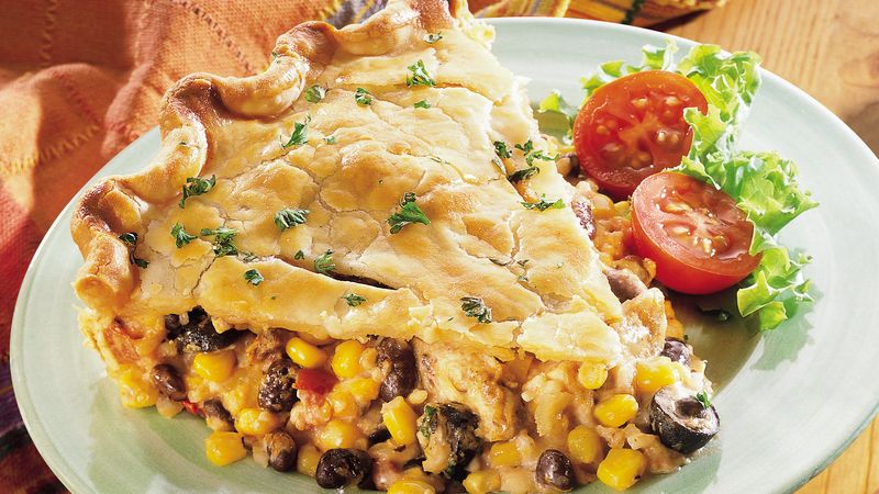 Southwest Chicken Pot Pies Recipe