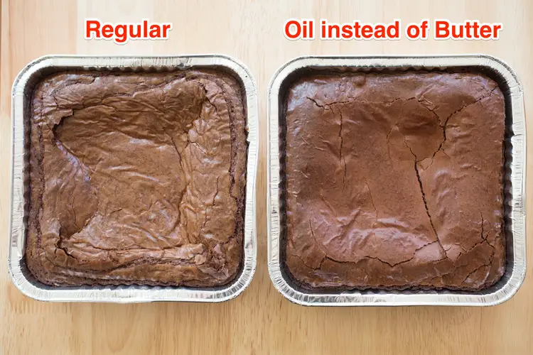 Butter Instead of Oil in Brownies