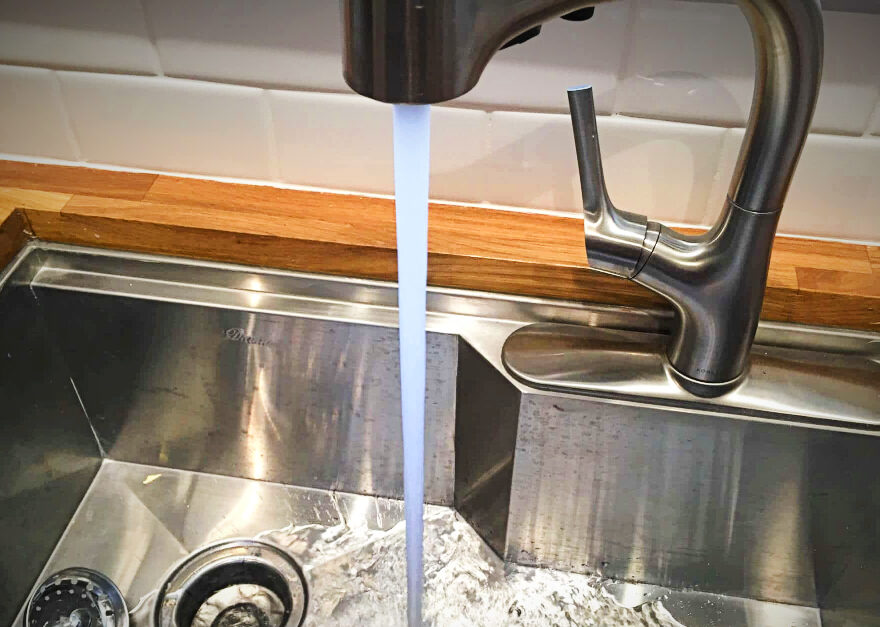 how to increase water pressure in kitchen sink