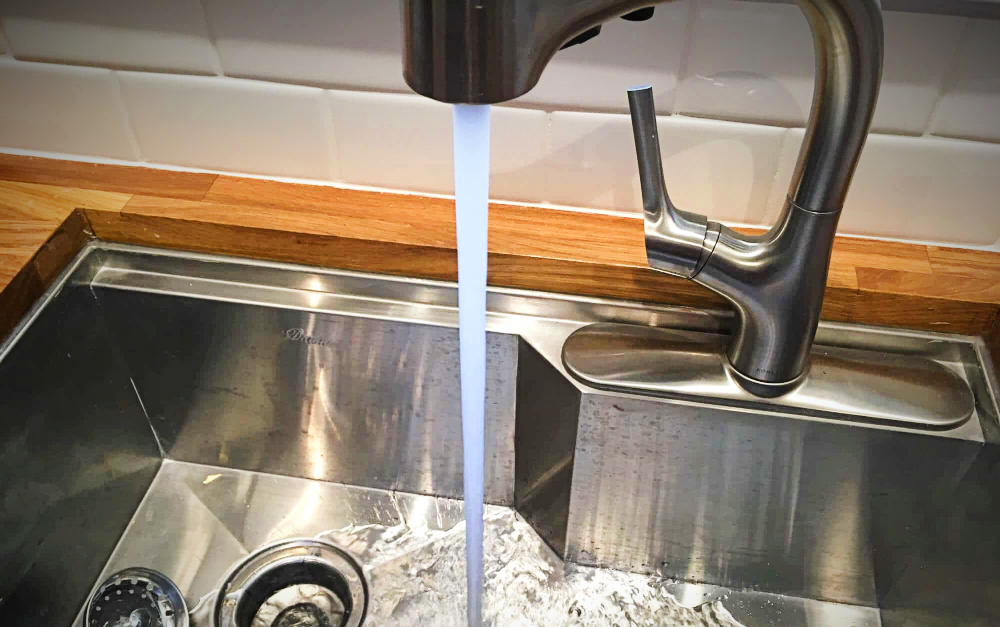 how to increase water pressure in kitchen sink