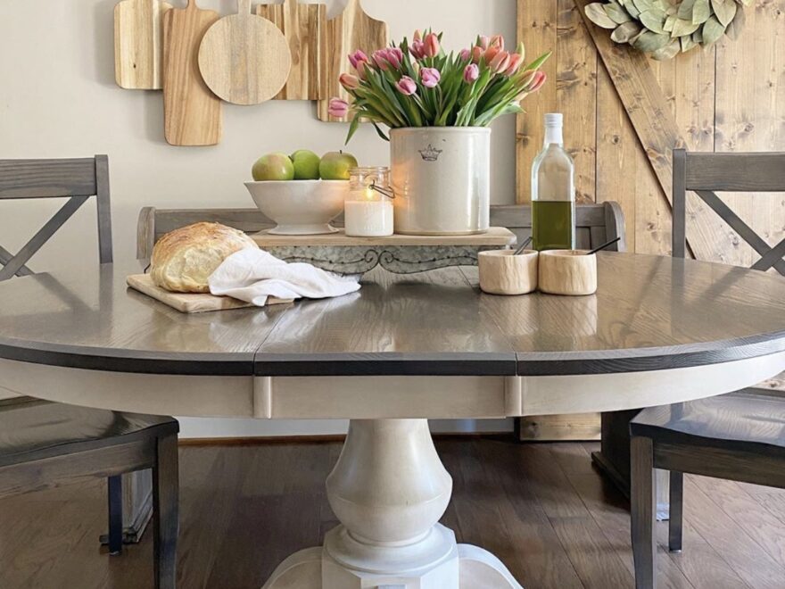 how to display cutting boards on kitchen counter